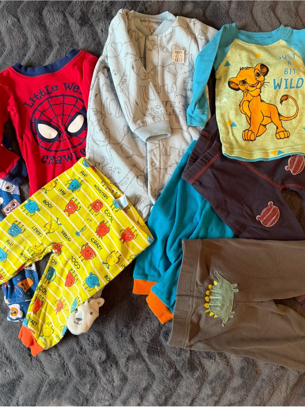 Mixed Toddler Sleepwear Set - Multicolor Pajamas